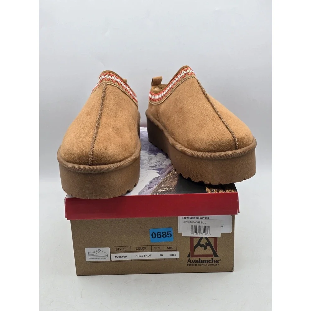 NIB Avalanche Women's Waterproof Snow Boots – Color Light Chestnut - Size‎ 10